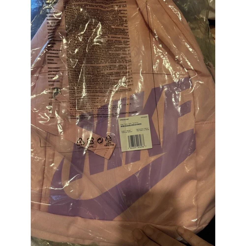NWT Nike ELEMENTAL BACKPACK Travel School Bag PINK /PURPLE HAZE Youth DR6084-690